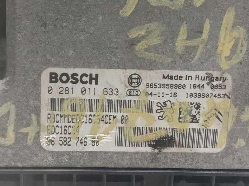Recambio de centralita motor uce para peugeot 407 st confort referencia OEM IAM 9658274680 0281011633 