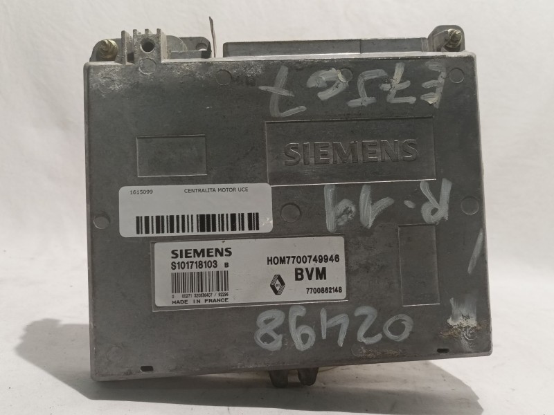 Recambio de centralita motor uce para renault 19 (b/c/l53) referencia OEM IAM HOM7700749946 S101718103 