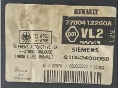 Recambio de kit inmovilizador para renault megane i fase 2 berlina (ba0) referencia OEM IAM 7700864454 S115300204A S105240005B 2