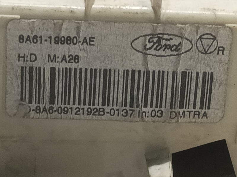 Recambio de mando calefaccion / aire acondicionado para ford fiesta (cb1) trend referencia OEM IAM 8A6119980AE  