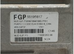 Recambio de centralita motor uce para fiat punto berlina (188) referencia OEM IAM 55195817   2