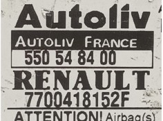 Recambio de centralita airbag para renault megane i coach/coupe (da0) 1.6e alize referencia OEM IAM 550548400 770041815F  2