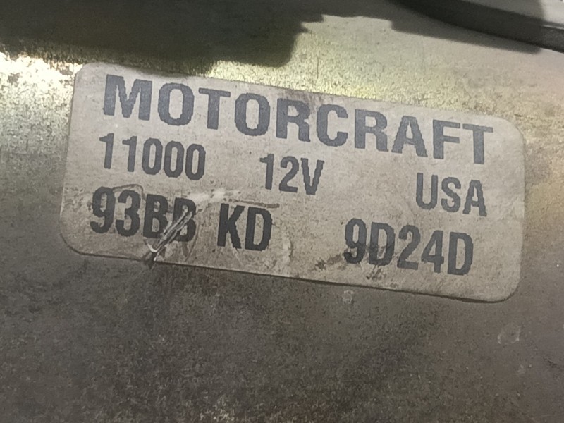 Recambio de motor de arranque para ford mondeo familiar (gd) referencia OEM IAM 93BBKD9D24D  