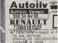 Recambio de centralita airbag para renault megane i classic (la0) referencia OEM IAM 550548400 7700418152F  2