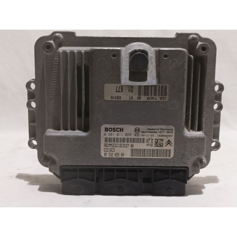 Recambio de centralita motor uce para peugeot 206 berlina referencia OEM IAM 0281011088 9653202580 