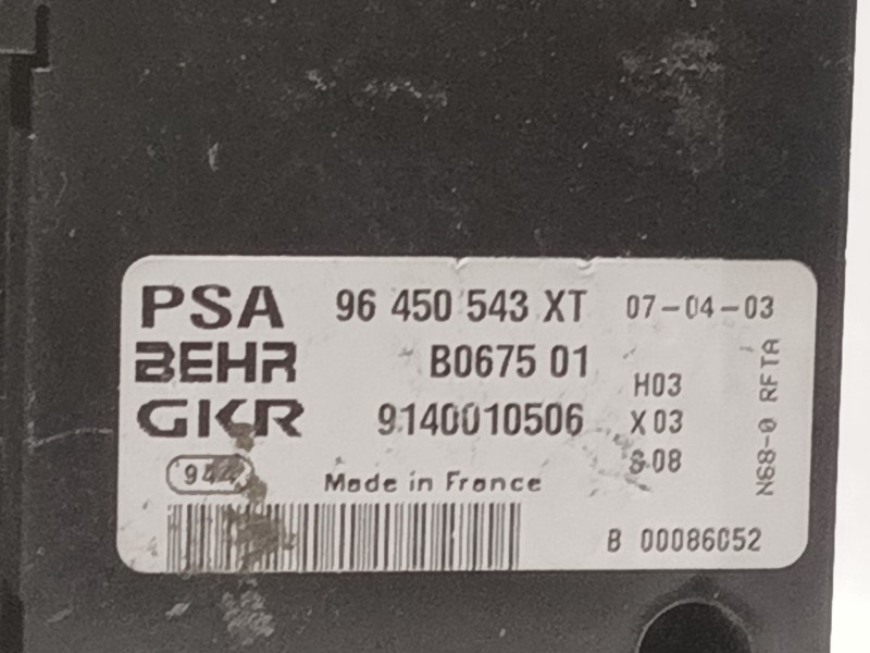 Recambio de mando climatizador para peugeot 307 break / sw (s1) referencia OEM IAM 9643099HXT  