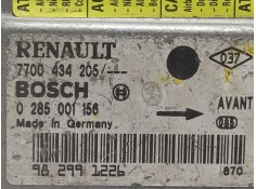 Recambio de centralita airbag para renault clio ii fase i (b/cbo) 1.9 d alize referencia OEM IAM 0285001156 7700434205  2