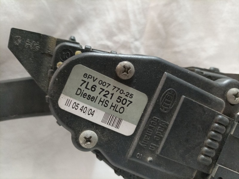 Recambio de potenciometro pedal para volkswagen touareg (7la) referencia OEM IAM 7L6721507 6PV007770 