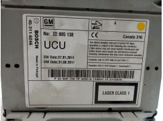 Recambio de sistema navegacion gps para opel insignia berlina referencia OEM IAM 22805138   2