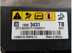 Recambio de centralita airbag para opel insignia berlina referencia OEM IAM 15583431   2