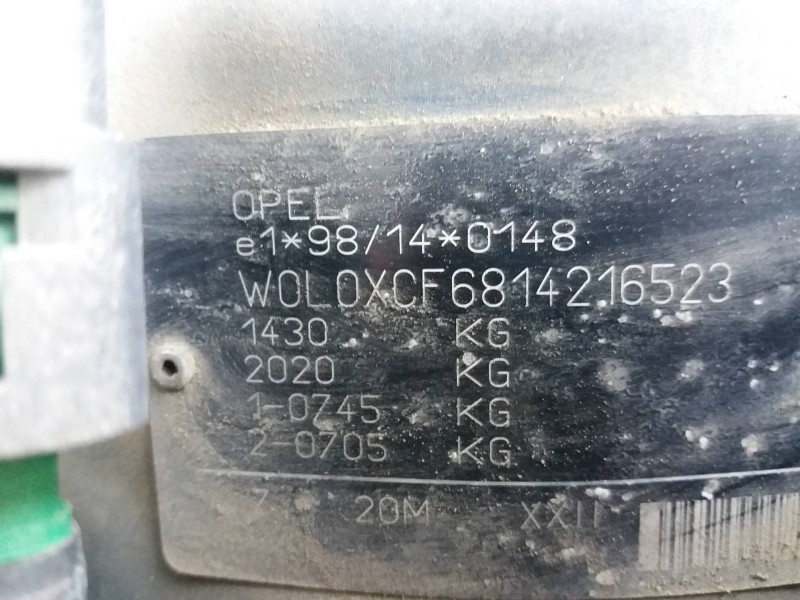 opel corsa c 1.0 12v cat (z 10 xe / lw3)   |   0.00 - ... | 2000 | 58 cv / 43 kw del año 2000