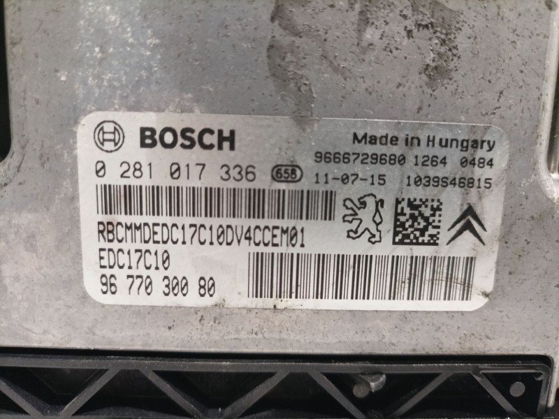 Recambio de kit inmovilizador para peugeot 207 referencia OEM IAM 9677030080 0281017336 9666729680