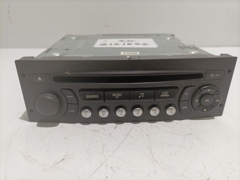 Recambio de sistema audio / radio cd para peugeot 207 referencia OEM IAM 96766518XT 6574PW 