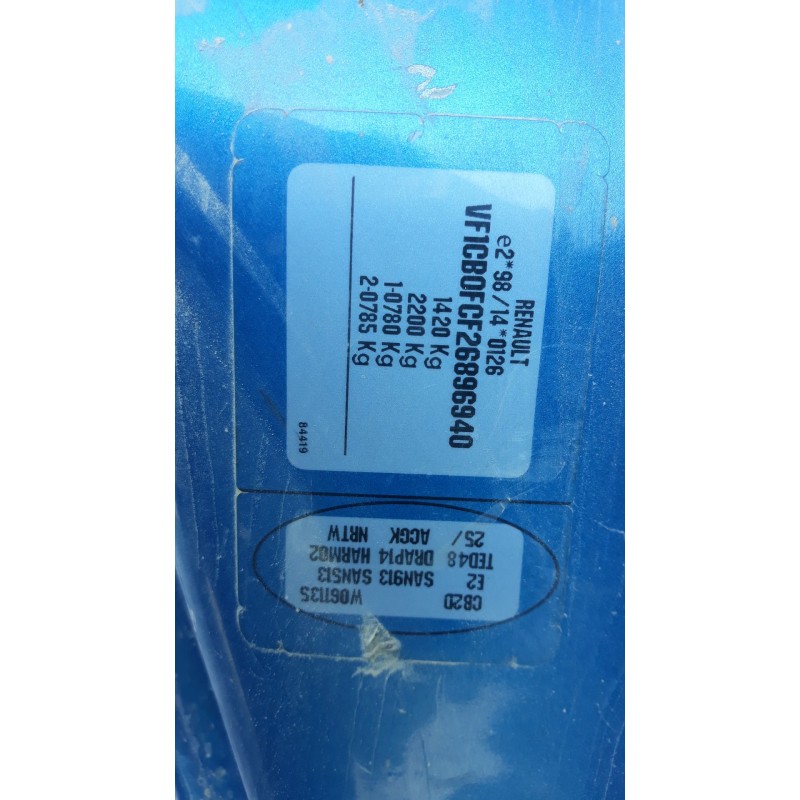 renault clio ii fase ii (b/cb0) del año 2001