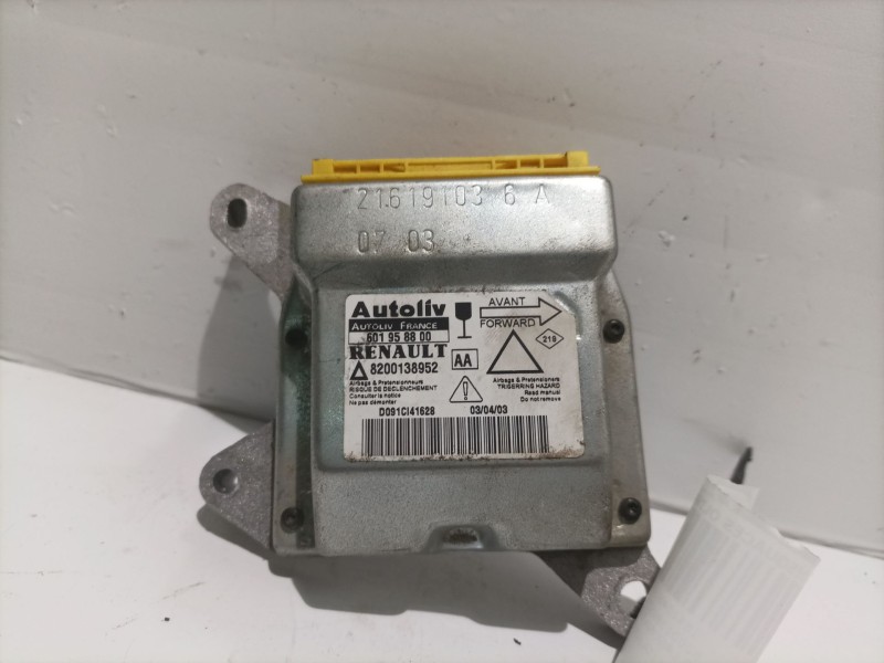 Recambio de centralita airbag para renault laguna ii (bg0) 1.6 referencia OEM IAM 8200138952 216191036A 601958800