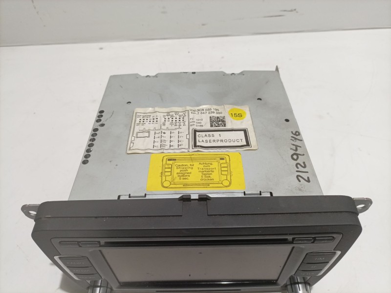 Recambio de sistema audio / radio cd para volkswagen passat cc (357) referencia OEM IAM   