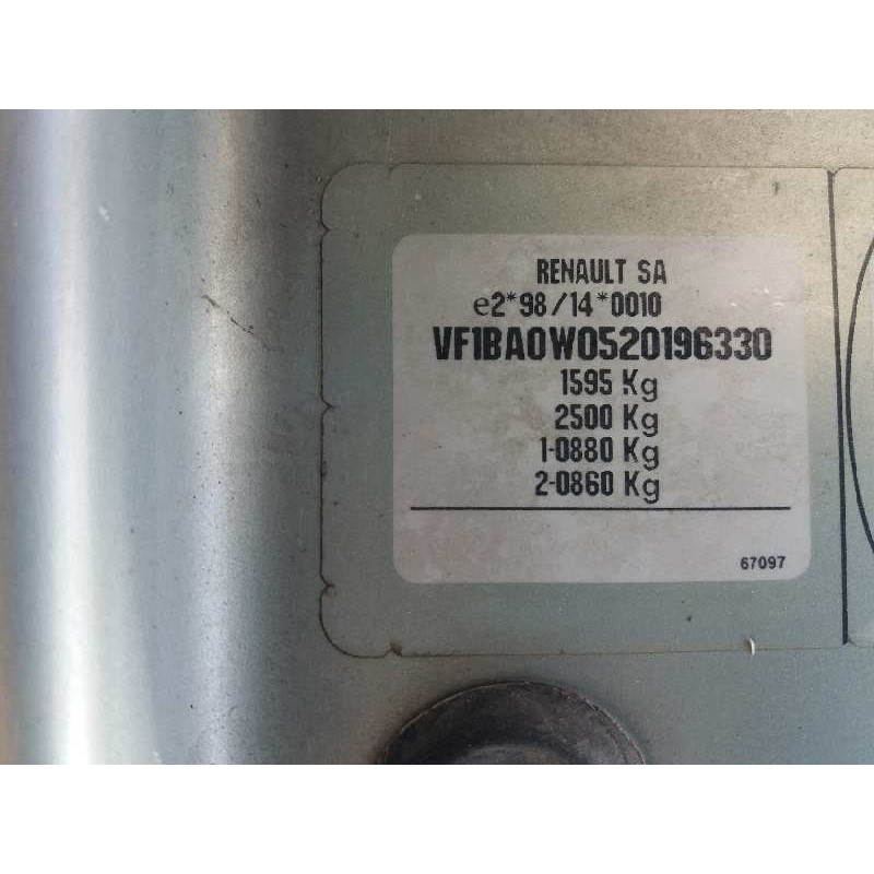 renault megane i classic (la0)    |   0.96 - 0.01 | 1996 - 2001 del año 1996