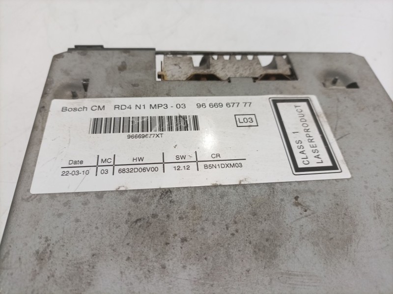 Recambio de sistema audio / radio cd para citroen c4 berlina cool referencia OEM IAM 9666967777  7649142392