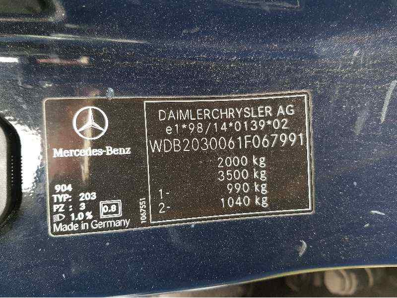 mercedes clase c (w203) berlina 220 cdi (203.006)   |   12.00 - 12.04 | 2000 - 2004 | 143 cv / 105 kw del año 2000