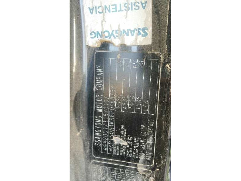 ssangyong kyron 200 xdi limited   |   10.05 - 12.11 | 2005 - 2011 | 141 cv / 104 kw del año 2005