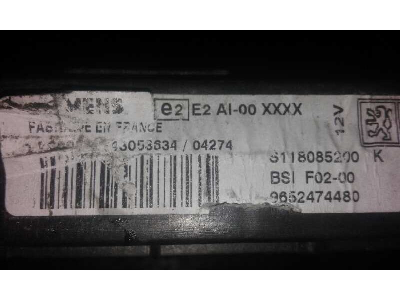 Recambio de caja reles / fusibles para citroen c3 1.4 hdi sx plus   |   04.02 - 12.08 | 2002 - 2008 | 68 cv / 50 kw referencia O