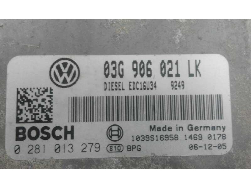 Recambio de centralita motor uce para seat leon (1p1) reference   |   05.05 - 12.10 | 2005 - 2010 | 105 cv / 77 kw referencia OE