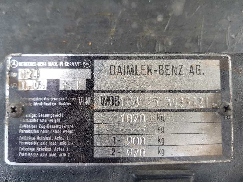 mercedes clase e (w124) berlina 2.5 diesel   |   0.84 - ... | 1984 | 90 cv / 66 kw del año 1984
