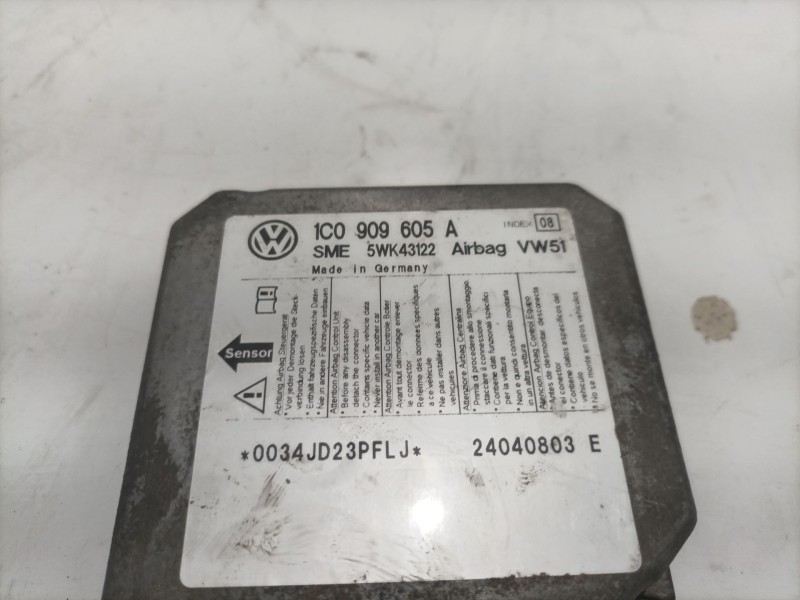 Recambio de centralita airbag para seat leon (1m1) stella referencia OEM IAM 1C0909605A  