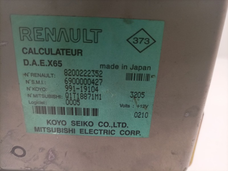 Recambio de modulo electronico para renault clio ii fase ii (b/cb0) referencia OEM IAM 8200222352  