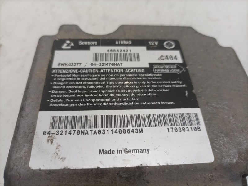 Recambio de centralita airbag para alfa romeo 147 (190) referencia OEM IAM   
