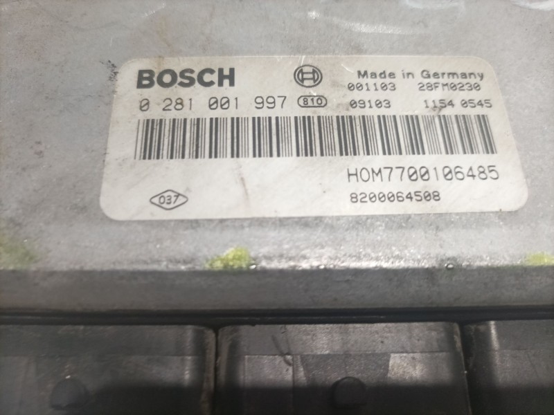 Recambio de centralita motor uce para renault laguna (b56) referencia OEM IAM 7700105952  0281001766