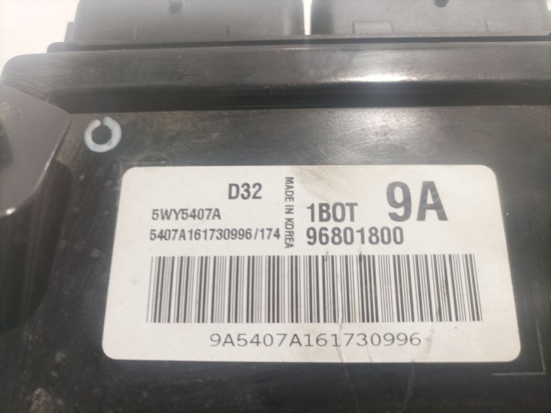 Recambio de centralita motor uce para chevrolet matiz referencia OEM IAM 96801800 5WY5407A 1BOT9A