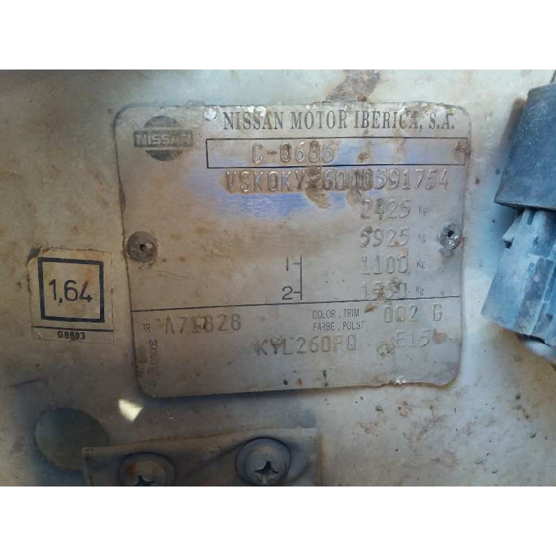 nissan patrol (cy260)    |   ... | 0 | 69kw 93cv del año 30/05/1996