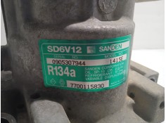 Recambio de compresor aire acondicionado para renault clio ii fase i (b/cbo) 1.2 referencia OEM IAM 7700115830   2