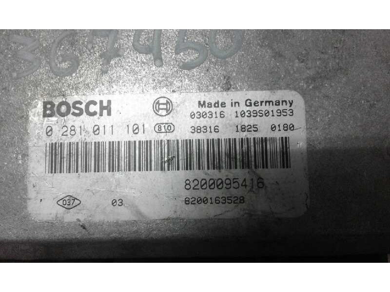 Recambio de centralita motor uce para  referencia OEM IAM 0281011101 8200095416 
