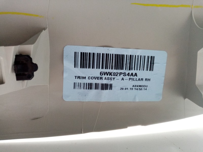 Recambio de moldura pilar delantero derecho para jeep compass ii referencia OEM IAM 7DR98PS4AA  