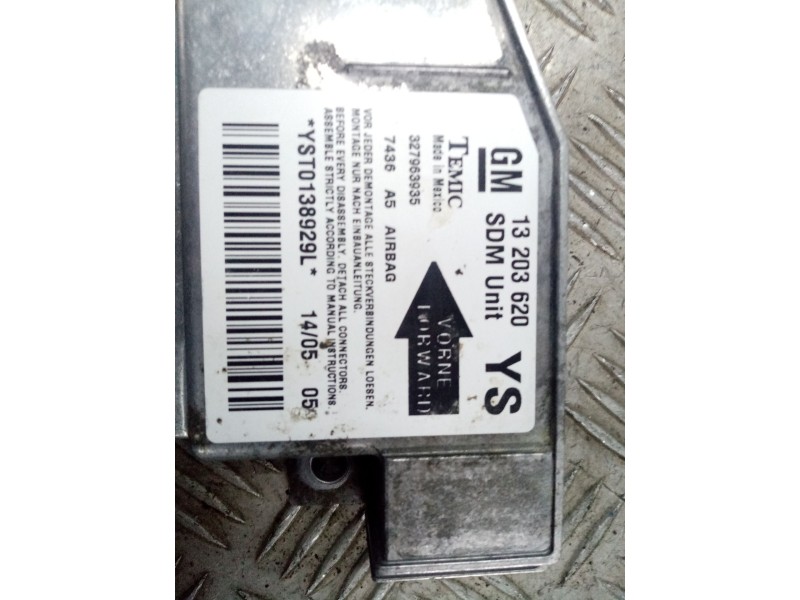 Recambio de centralita airbag para opel meriva referencia OEM IAM   
