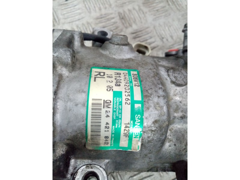 Recambio de compresor aire acondicionado para opel meriva referencia OEM IAM   