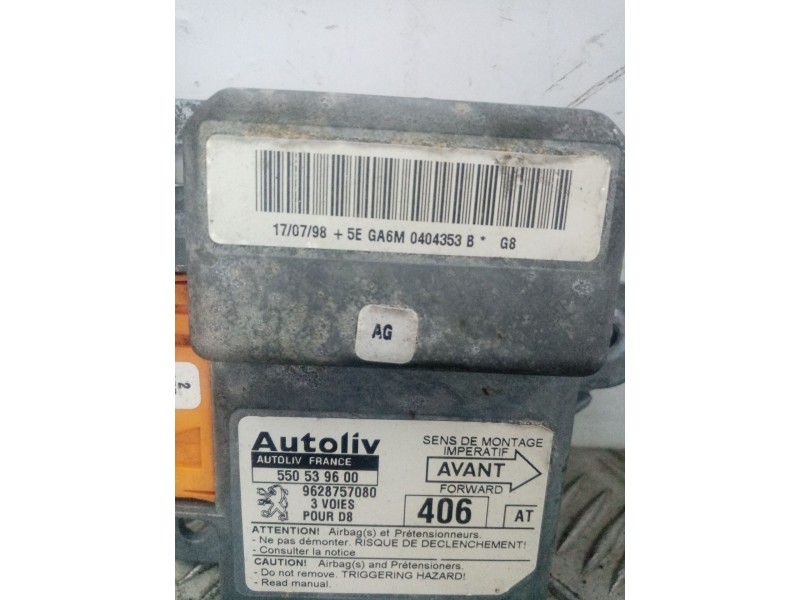 Recambio de centralita airbag para peugeot 406 berlina (s1/s2) referencia OEM IAM   