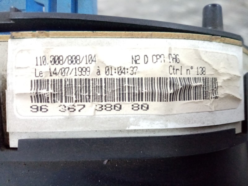 Recambio de cuadro instrumentos para peugeot 306 berlina 3/5 puertas (s1) referencia OEM IAM   