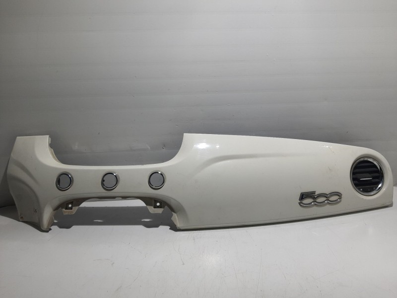 Recambio de mascara central de salpicadero para fiat nuova 500 lounge referencia OEM IAM 51803289 5183290 