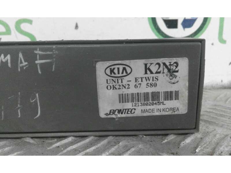 Recambio de centralita inmovilizador para kia shuma ii    |   0.00 - 0.03 | 2000 - 2003 referencia OEM IAM 0K2N267580  
