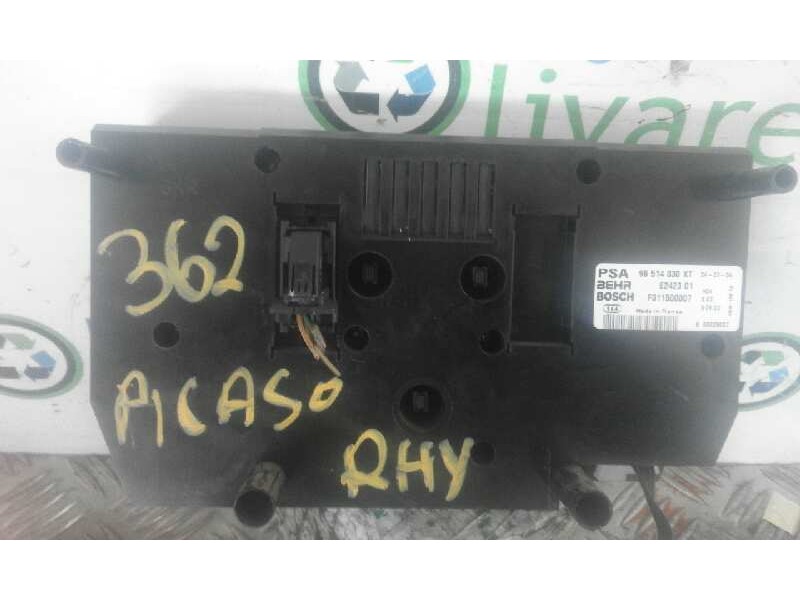 Recambio de mando climatizador para citroen xsara picasso 2.0 hdi exclusive   |   09.01 - 12.05 | 2001 - 2005 | 90 cv / 66 kw re