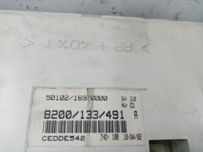 Recambio de cuadro instrumentos para renault kangoo (f/kc0) referencia OEM IAM 0  