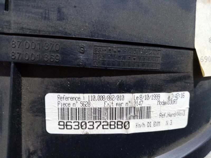 Recambio de cuadro instrumentos para peugeot 406 break (s1/s2) referencia OEM IAM   