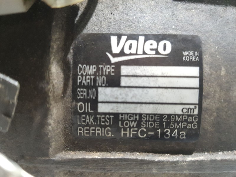 Recambio de compresor aire acondicionado para ssangyong actyon referencia OEM IAM 6641300015 82D0156417CA K12121R