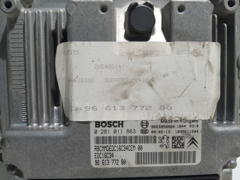 Recambio de centralita motor uce para citroen c4 berlina referencia OEM IAM 9661377280  