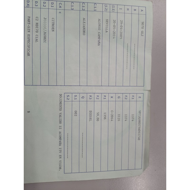 citroen c2 del año 2009