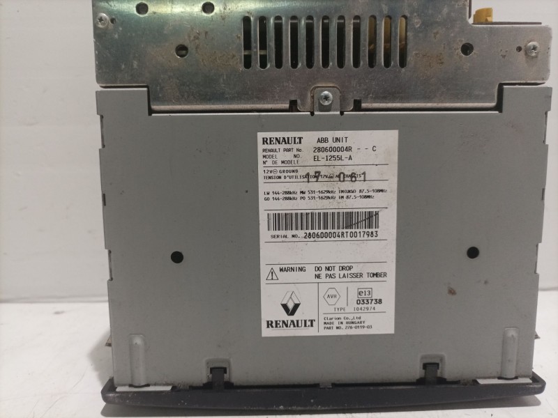 Recambio de sistema navegacion gps para renault laguna iii referencia OEM IAM 280600004R 280600004RT0017983 