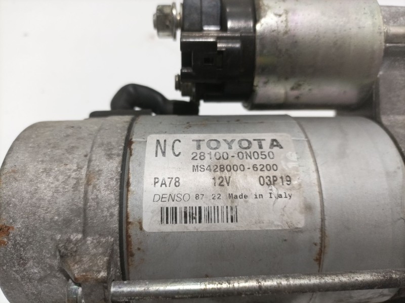 Recambio de motor de arranque para toyota auris 1.4 turbodiesel cat referencia OEM IAM 281000N050  